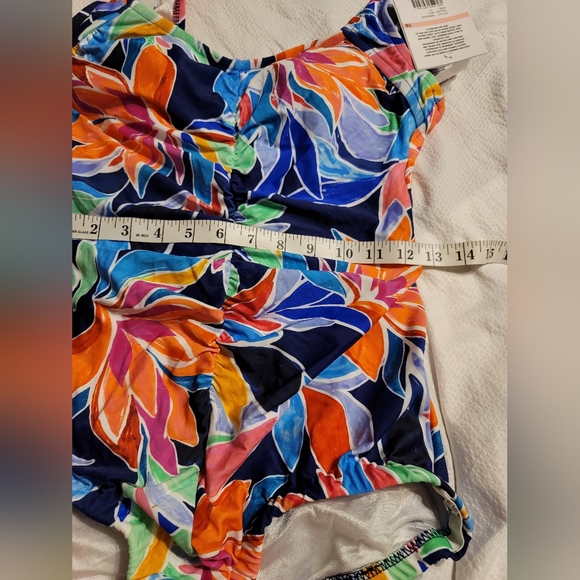 NWT MINIMIZER ADJUSTABLE BOY LEG LINED SWIM BATHING SUIT SLIMMING TUMMY CONTROL - Picture 14 of 16